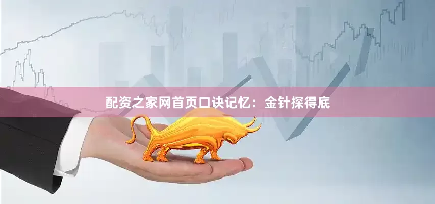 配资之家网首页口诀记忆：金针探得底